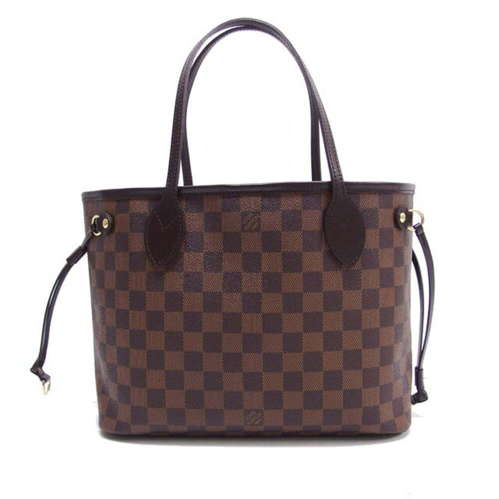 LOUIS VUITTON Authentic Brown Damier Neverfull PM Tote Bag - Picture 2 of 11